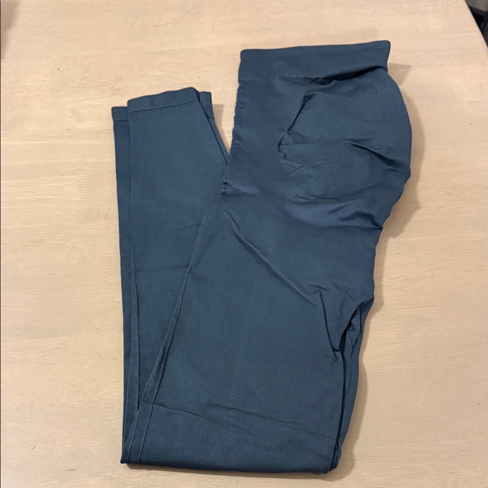 Blanqi Blue Maternity Leggings